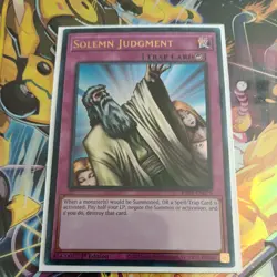 Yu-Gi-Oh! TCG Solemn Judgment RA02-EN075 Ultra Rare 1st Edition - Image 1