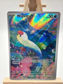 Wiglett - 206/198 206/198 Pokemon Illustration Rare SV01: Scarlet & Violet Base - Image 1