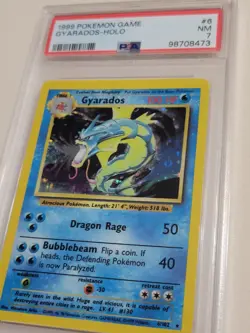 Gyarados - Pokemon Base Set #6 - Near Mint PSA 7 - Image 3