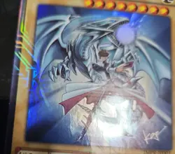 Yu-Gi-Oh Blue-Eyes White Dragon JMPR-JP001 Kazuki Takahashi Signature Jump KA546 - Image 5