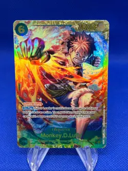 One Piece Carrying On His Will Monkey D Luffy OP13-118 SEC Secret Rare NM - Image 1