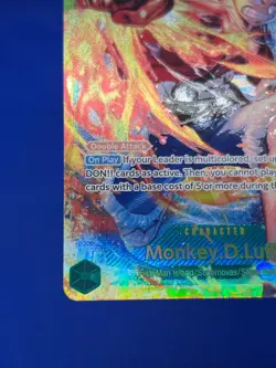 One Piece Carrying On His Will Monkey D Luffy OP13-118 SEC Secret Rare NM - Image 5