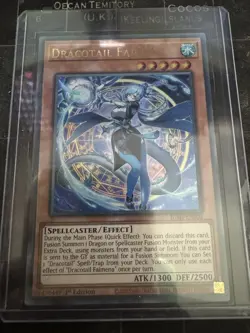 Dracotail Faimena Ultra Rare 1st Edition Yu-Gi-Oh JUSH-EN002 - Image 3
