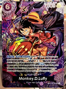 One Piece CCG ST26-005 Monkey.D.Luffy SP English Near Mint - Image 1