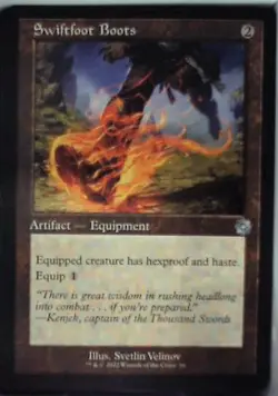 Swiftfoot Boots - The Brothers' War: Retro Frame Artifacts: #58 Nm C252 - Image 1