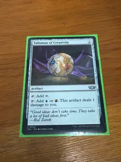Talisman of Creativity 330 U Normal TDC MTG NM - Image 1
