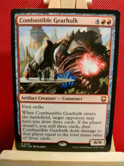 Combustible Gearhulk - Modern Horizons 3 Commander - NM - MTG - Image 1