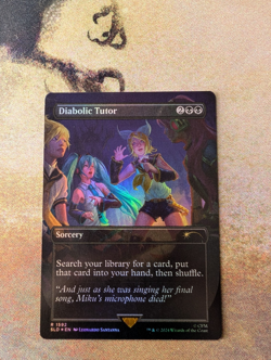 MTG Diabolic Tutor Secret Lair Foil - NM - Image 1