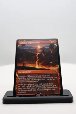 1x Valakut Exploration NM R Borderless Zendikar Rising (ZNR) MTG Magic - Image 1