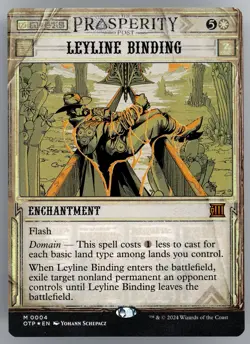 Leyline Binding Outlaws of Thunder Junction: Breaking News Foil - Image 1