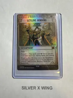 Leyline Binding Foil x1, MTG, Outlaws of Thunder Junction: Breaking News, OTP,NM - Image 1