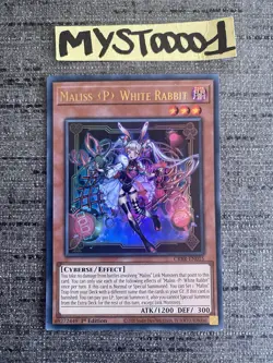Carte Yu-gi-oh! Maliss P White Rabbit CRBR-EN015 Ultra Rare Francais - Image 1