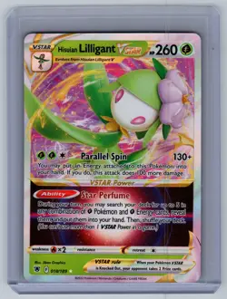 2022 Pokemon Sword & Shield Astral Radiance #018/189 Hisuian Lilligant VSTAR - Image 1