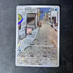 Slowpoke 204/198 Holo Illustration Rare Scarlet & Violet Base Pokemon Card - Image 1