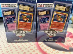 Pokemon TCG Mystery Gems CGC 8x Graded Slab Factory Sealed 2026 - Image 1