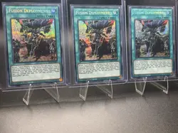 Yu-Gi-Oh! TCG- Fusion Deployment Prismatic Secret Rare NM 3X - Image 1