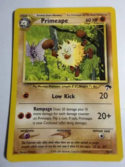 Pokemon 2001 Primeape Southern Islands #18/18 LP - Image 1