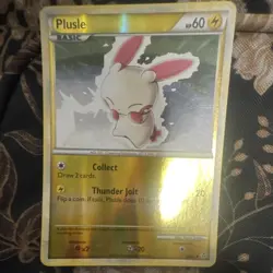 Pokemon Plusle 36/95 Unleashed Reverse Holo Basic Uncommon HP60 English Card - Image 1