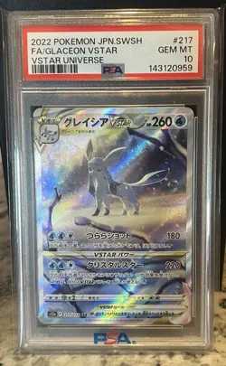 PSA 10 Glaceon VSTAR SAR 217/172 S12a VSTAR Universe Japanese Pokemon - Image 3
