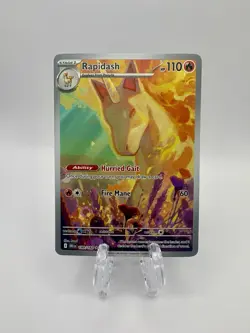 Pokemon Destined Rivals - Rapidash - Illustration Rare- 189/182 - Image 1