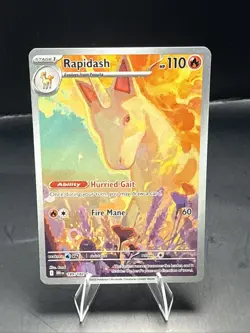 Pokemon Rapidash 189/182 Sv10: Destined Rivals Holo - Image 1