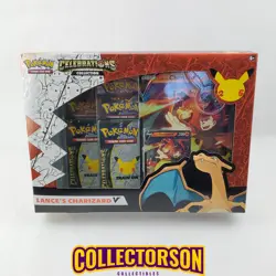 Pokemon TCG Celebrations Collection Lance's Charizard V Box 820650101625 - Image 1