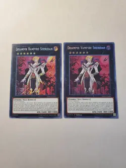 Yugioh - Dhampir Vampire Sheridan DASA-EN007 NM 1st ed Secret Rare x2 - Image 1