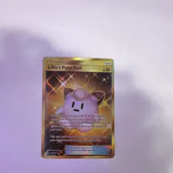 Lillie's Poke Doll Pokemon TCG Secret Rare Holo Trainer Cosmic Eclipse 267/236 - Image 1