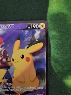 Pokemon Pikachu V TG16/TG30 Swsh11: Lost Origin Trainer Gallery Ultra Rare Holo - Image 3