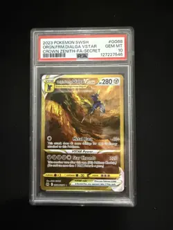 Pokemon Crown Zenith Gold VSTAR PSA 10 Sequential Arceus Dialga Palkia Giratina - Image 4