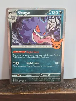 Gengar #57/91 Cosmos Holo Pokemon Card TCG Halloween Trick Or Trade 2024 57/91 - Image 1