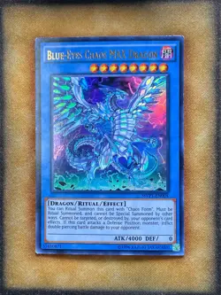 Yugioh Blue-Eyes Chaos MAX Dragon MVP1-EN004 Ultra Rare LP - Image 1
