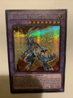 Blue-Eyes Tyrant Dragon MP23-EN019 Prismatic Secret Rare 1st Edition - Image 1