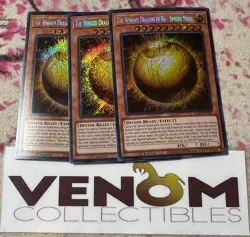 3x (M/NM) The Winged Dragon of Ra - Sphere Mode RA01-EN007 Secret Rare YuGiOh - Image 1