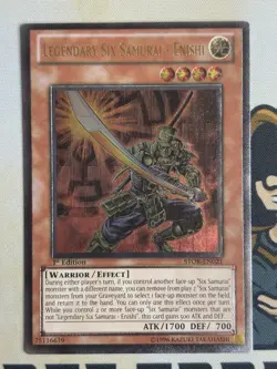 STOR-EN021 Legendary Six Samurai - Enishi Ultimate Rare 1st Edition YuGiOh NM EU - Image 3