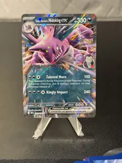 Pokemon Card Team Rocket's Nidoking ex 119/182 Double Rare SV10: Destined Rivals - Image 1