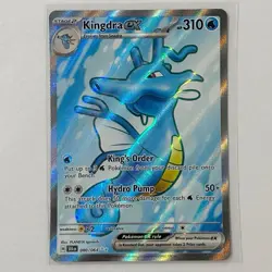 Kingdra ex 080/064 Shrouded Fable Full Art Ultra Rare Holo Pokemon Card NM - Image 1