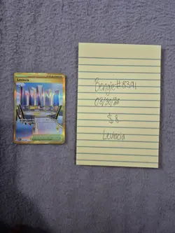 Pokemon Levincia Trainer Full Art Holo Rare Scarlet & Violet Card 244/182 - Image 1