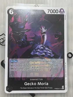 One Piece Card Game Gecko Moria PRB02-013 Rare Foil English Edition NM - Image 1