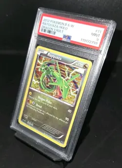 Pokemon Card Rayquaza 11/20 Holo Dragon Vault Black White PSA 9 Mint - Image 2