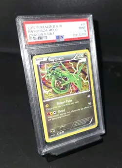 Pokemon Card Rayquaza 11/20 Holo Dragon Vault Black White PSA 9 Mint - Image 3