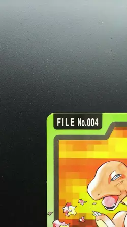 Pokemon Japanese Card Non-Holo Charmander NO.004 Nintendo Carddass BANDAI - Image 2