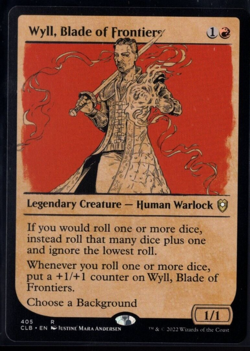 Wyll, Blade of Frontiers 405 Showcase Rare Non Foil Baldur's Gate Magic TCG NM - Image 1