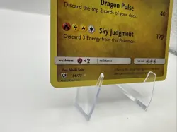 Shining Rayquaza 56/73 Shiny Holo Rare Pokemon Card Shining Legends TCG - Image 5