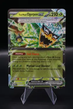 Pokemon TCG Pokemon Teal Mask Ogerpon Ex Double Rare Holo - Image 1