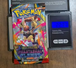 Phantasmal Flames Booster Pack - Heavy 22.77g - Sealed - Pokemon Mega Evolution - Image 1
