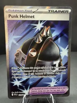 Punk Helmet 121/094 Me02: Phantasmal Flames Holo Ultra Rare Pokemon TCG NM - Image 1