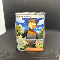 Pokemon TCG - Brock's Scouting - 179/159 - Journey Together - Image 1