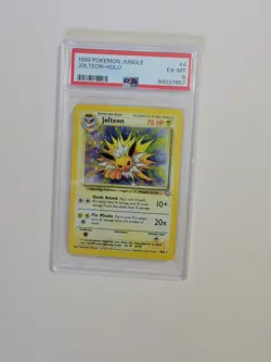 Jolteon - Pokemon Jungle #4 - Excellent to Near Mint PSA 6 - Eeveeloution - Image 2