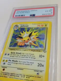 Jolteon - Pokemon Jungle #4 - Excellent to Near Mint PSA 6 - Eeveeloution - Image 3